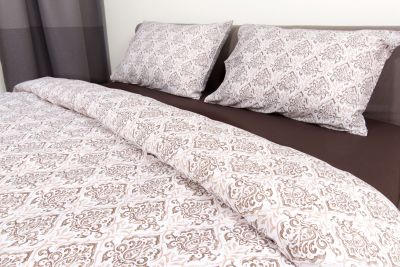 Наволочка Damask Brown 50x70