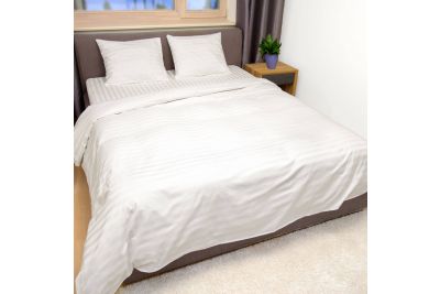 Voodipesu komplekt Valge Triip